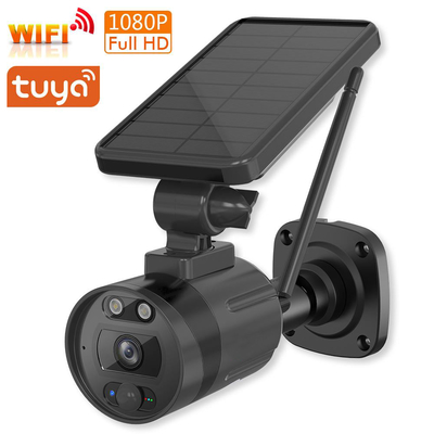 Tuya Outdoor Wifi Battery Camera การเฝ้าระวังกล้องรักษาความปลอดภัยแบบไร้สายการตรวจจับ PIR