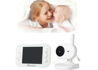 3.2 นิ้วจอแอลซีดีวิดีโอไร้สาย Baby Monitor สองทางลำโพงตรวจจับอุณหภูมิ
