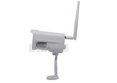 2.0MP Ip66 ระบบกล้องรักษาความปลอดภัยกันน้ำ IP Wifi สร้างขึ้นในสัญญาณเตือน PIR