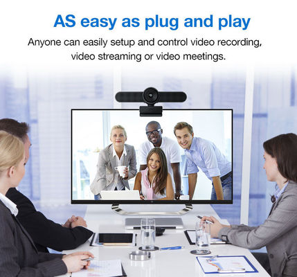 USB Interface PC Laptop 30fps Voice Tracking Conference Camera