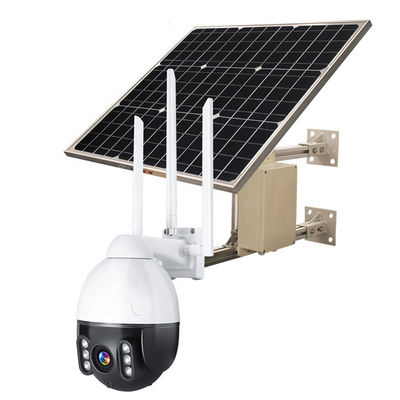 2.4GHz 0.001LUX Solar Powered 4g Camera Wireless Home Security System