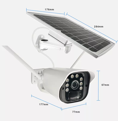 Wireless HD Long พร้อมแบตเตอรี่ PIR Wifi กล้องวงจรปิดพลังงานแสงอาทิตย์ IP กล้องรักษาความปลอดภัยภายในบ้านกลางแจ้ง